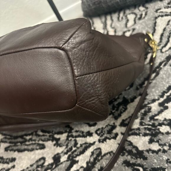 Coach Campbell Izzy Brown Leather satchel Bag - Picture 10 of 12